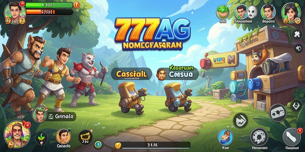 Tangkapan layar gameplay menggambarkan keseruan 777AG saat bermain.