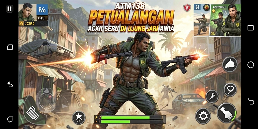 Gambaran aksi seru dalam gameplay <strong>ATM138</strong> yang penuh tantangan.