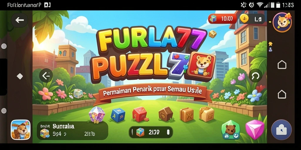 Screenshot gameplay FURLA77 yang menampilkan teka-teki seru yang harus dipecahkan.