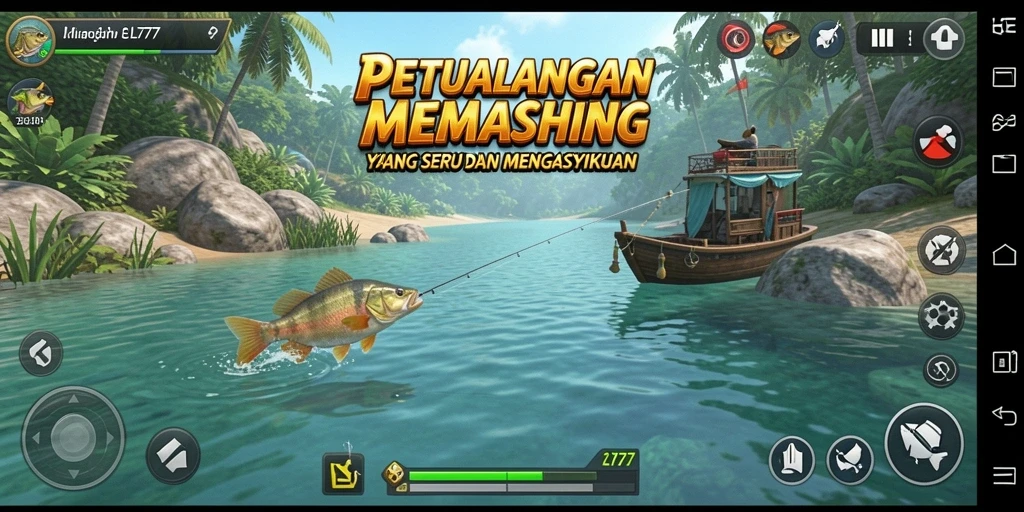 Tangkapan ikan yang spektakuler dalam gameplay L777.
