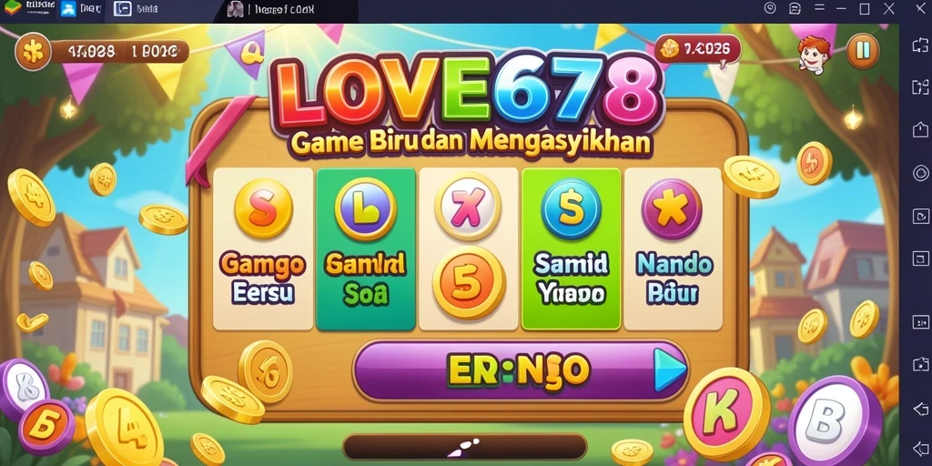 Tampilan gameplay seru dari LOVE678 yang menampilkan Bingo.