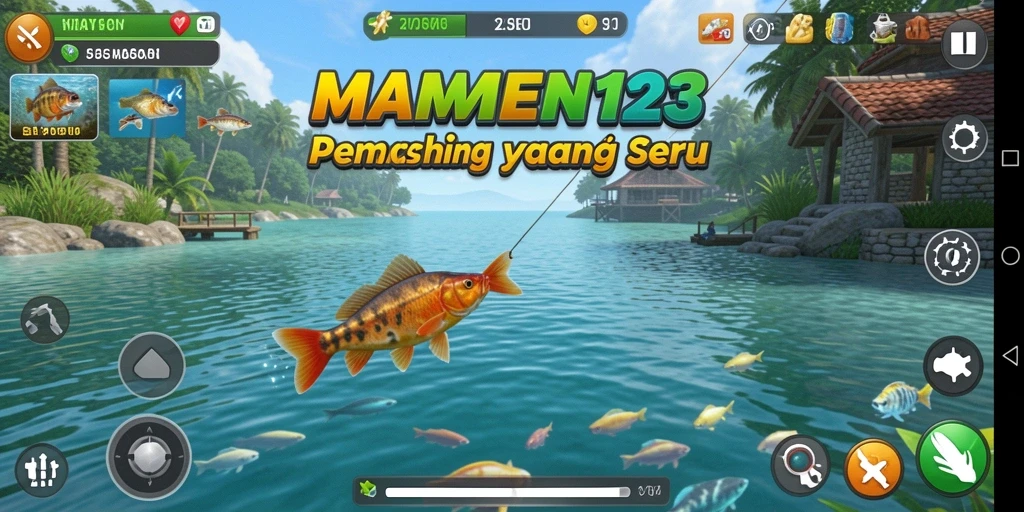 Tangkapan ikan besar dalam MAMEN123 yang menegangkan.