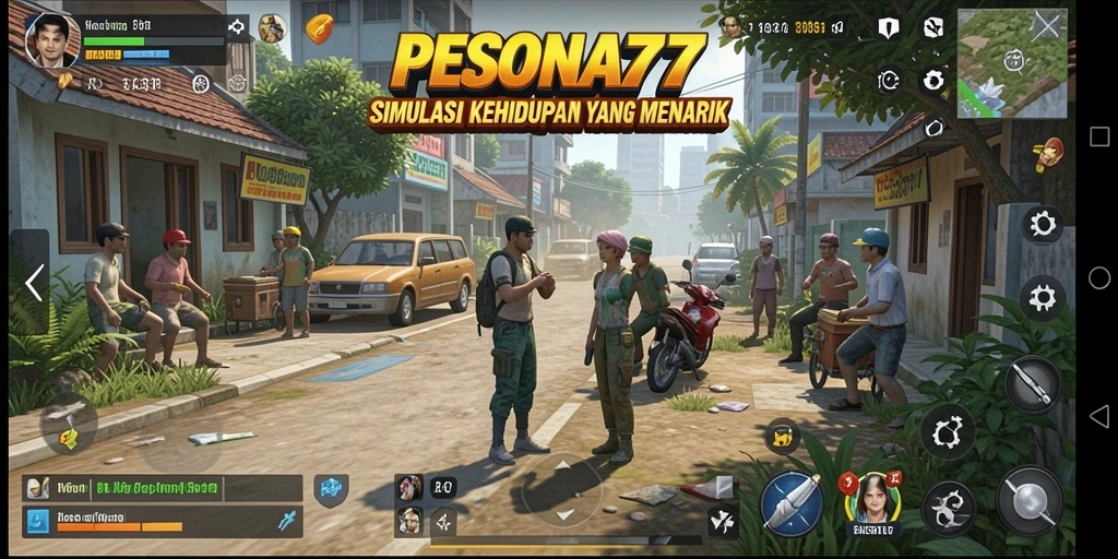Gameplay PESONA77 menunjukkan kebebasan dalam membangun karakter.