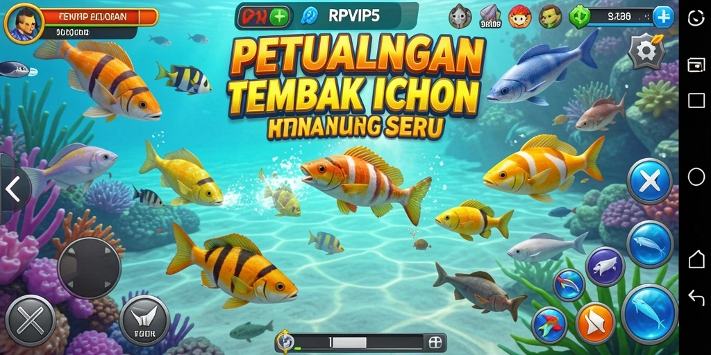 Tampilan seru gameplay Tembak Ikan di RPVIP5.