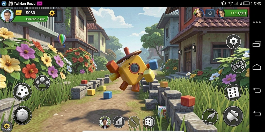 Tampilan gameplay S9S9 yang menampilkan teka-teki menantang dan grafis menarik.