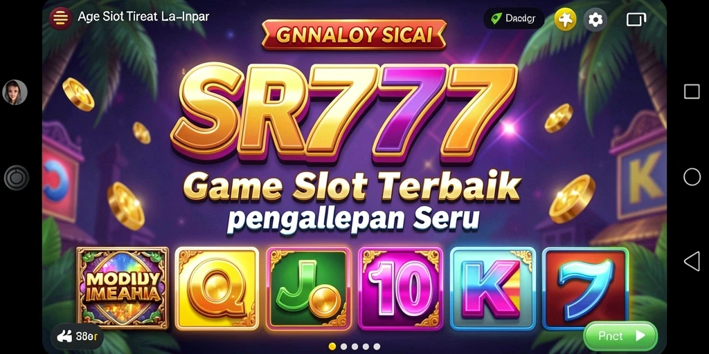 Tampilan gameplay slot SR777 yang menarik dan seru.
