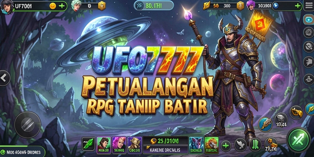 Tampilan gameplay RPG yang seru dan menantang di UFO777.