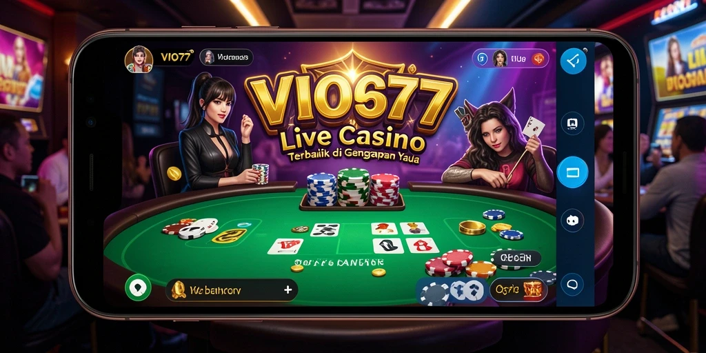 Gameplay VIO77 yang mengasyikkan dengan dealer langsung.