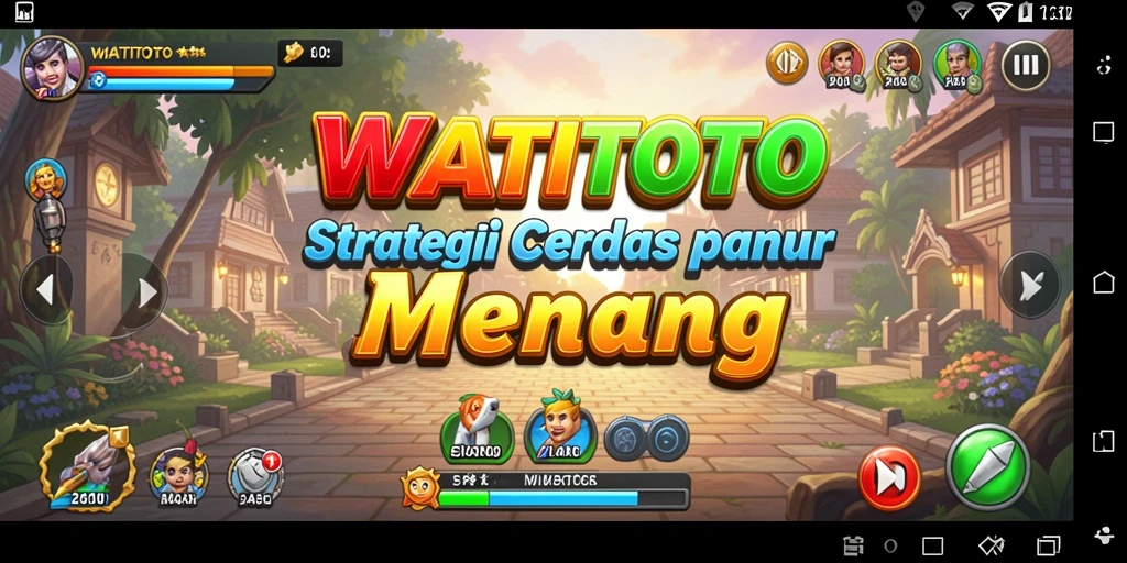 Gambaran gameplay menegangkan dan strategi cerdas di WATITOTO.